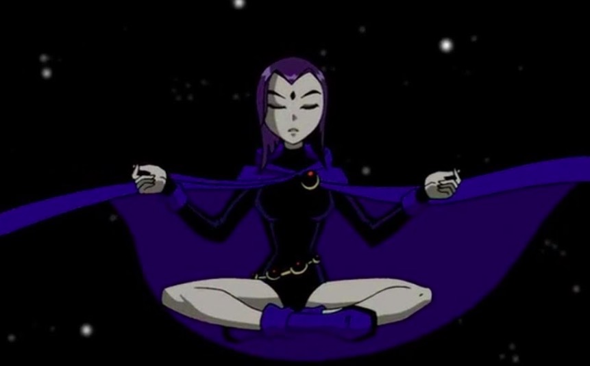 Raven in the animated series